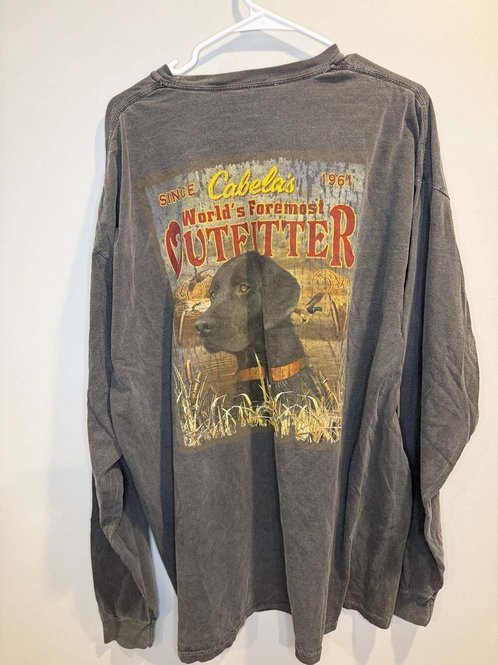Cabela's Graphic Long Sleeve Shirt Size 2XL Reg